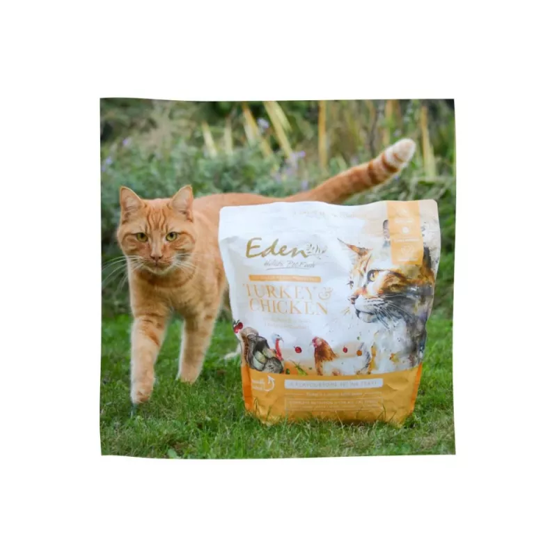 EDEN Turkey & Chicken - sausa kačių ėdara - 1,5 kg