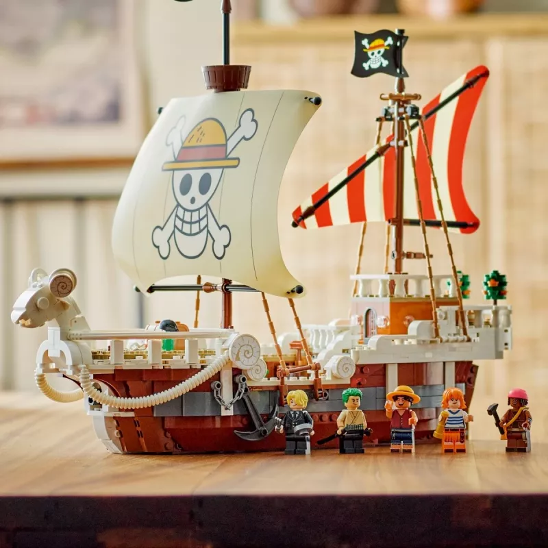 LEGO rinkinys Going Merry Pirate Ship 75639 – „One Piece“ plytų modelis