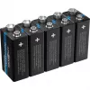 Ansmann 1505-0002 - Einwegbatterie - Lithium - 9 V - 5 Stück(e) - Schwarz - -40 - 60 °C