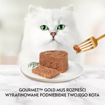 Šlapias kačių ėdalas Purina GOURMET Gold Adult Tuna 85 g skardinė