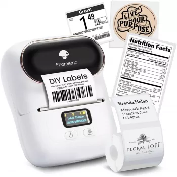 Extralink Mini Printer Labeler | Mini spausdintuvas | Baltas