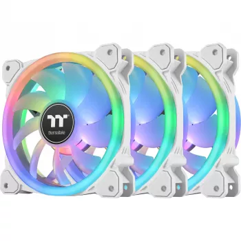 Thermaltake SWAFAN 12 ARGB 120mm Reverse Blade 3 komplektas - Baltas