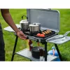 Campingaz Camping Kitchen 2 Multi Cook Plus, dujinė viryklė pilka, 2 kaitvietės 2x 1,8 kW + kepsninė 0,9 kW, modelis 2025
