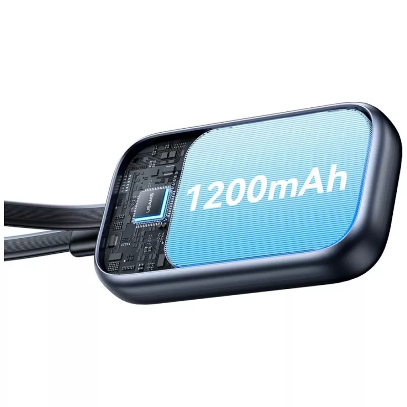 Usams CD245 2v1 indukcinis kroviklis Apple Watch su 1200mAh powerbanku ir USB-C laidu