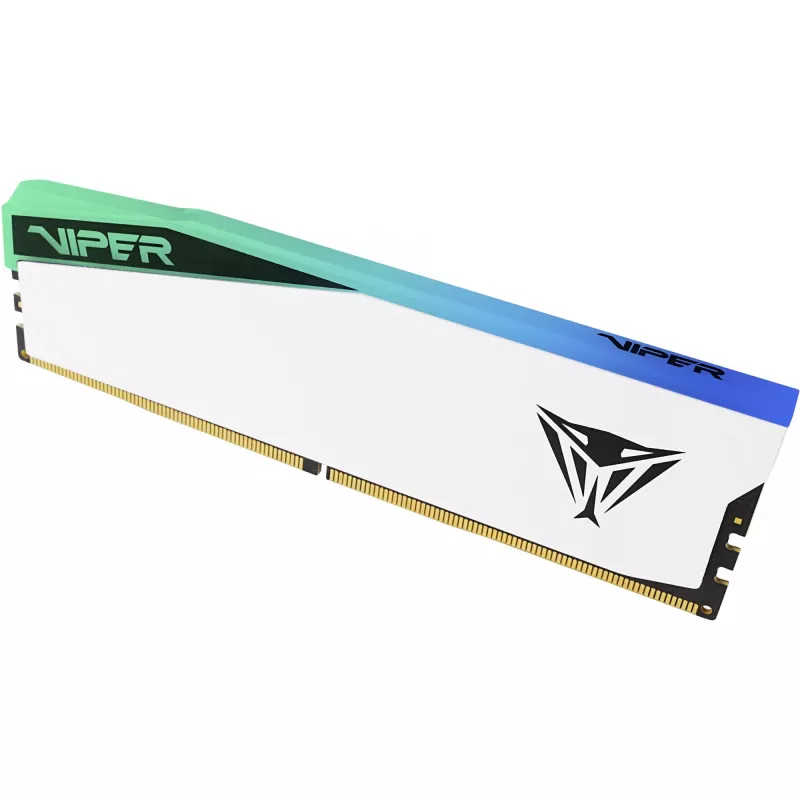 Patriot Viper Elite 5 RGB 48 GB (2x 24 GB) DDR5-6000 MHz atminties rinkinys, baltas, PVER548G60C42KW
