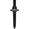 Trekking lazdos Trail, Fitness Device juoda/alyvuogių žalia, 1 pora, 100-140 cm