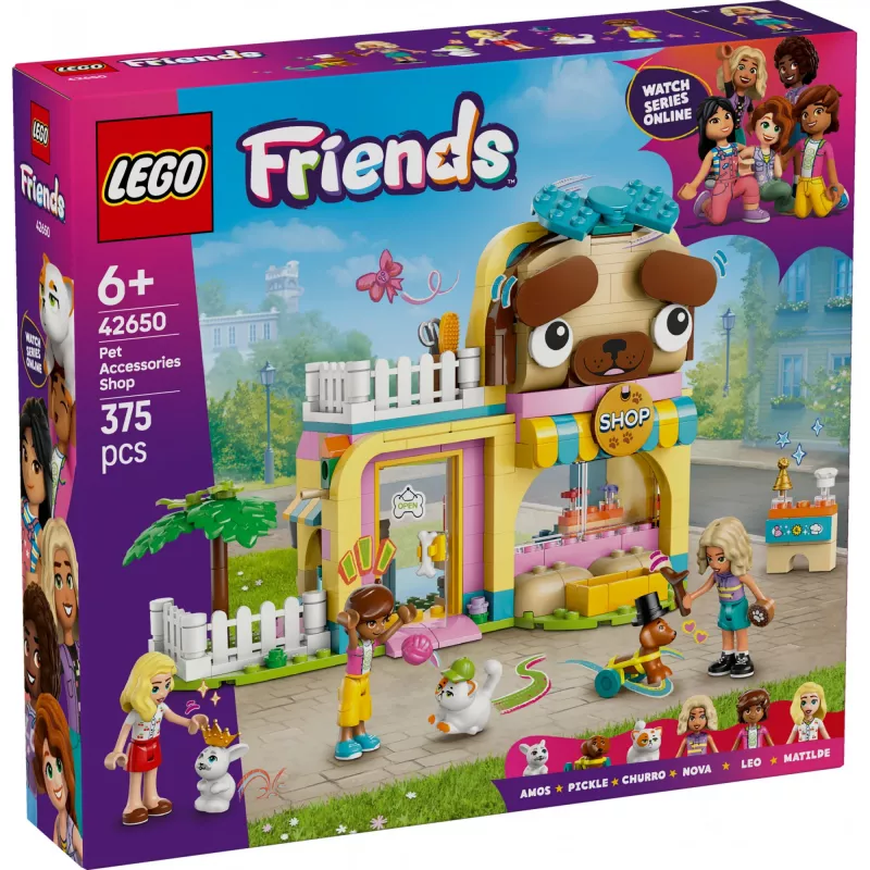 LEGO FRIENDS 42650 Naminių gyvūnėlių aksesuarų parduotuvė
