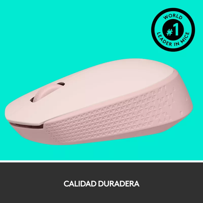 Logitech M171 belaidė optinė RF pelė, rožinė