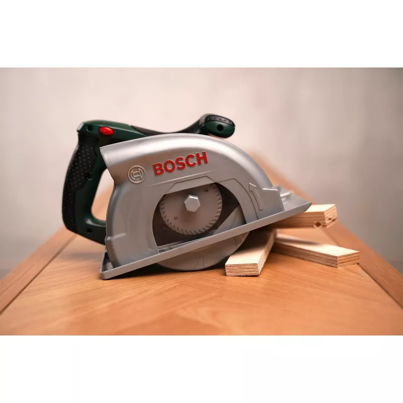 Theo Klein 8421 Bosch diskinis pjūklas su baterijomis, sukamasis judesys, šviesos ir garso funkcijos, 23 cm x 16 cm x 14,5 cm