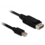 DeLOCK 83479 DisplayPort kabelis - Mini DisplayPort (kištukas) - DisplayPort (kištukas) - 5,0 m - juodas