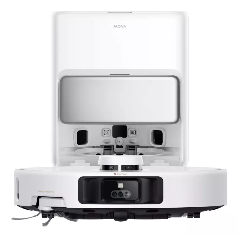 Robotinis siurblys su šluostymu MOVA Tech P50 Pro Ultra Bagless White