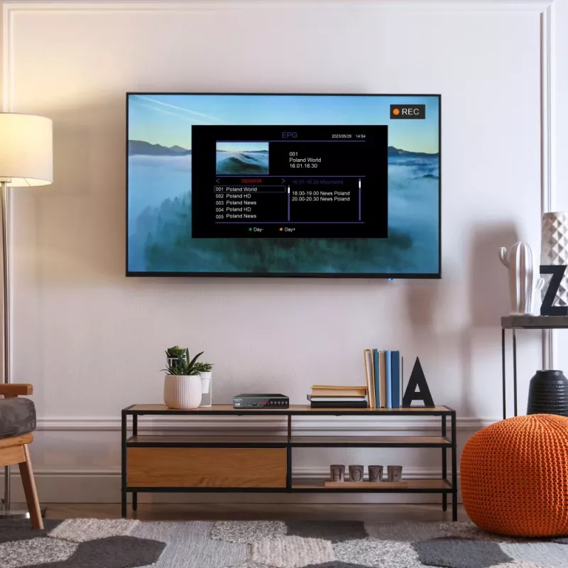 Skaitmeninis TV imtuvas MANTA DVBT025PRO DVB-T2 Full HD USB įrašymas