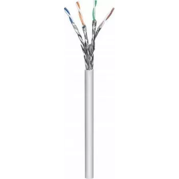 Intellinet Network Bulk Cat7 laidas, 23 AWG, vientisa viela, 100 m, pilka, varis, S/FTP, LSZH, CPR-Dca sertifikuotas, ritė