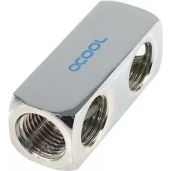 Alphacool HF jungčių terminalas 5-jų G1/4 vidinis sriegis – chromuotas (17026)