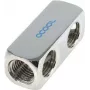 Alphacool HF jungčių terminalas 5-jų G1/4 vidinis sriegis – chromuotas (17026)