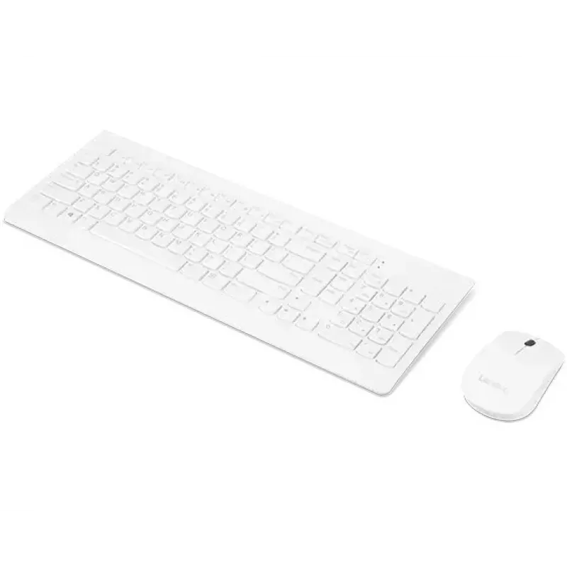 Lenovo GX30W75336 510 belaidis klaviatūros ir pelės derinys, 2,4 GHz nano USB, baltas