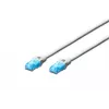 CAT 5e U-UTP patch kabelis 0,5 m baltas