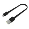 Matte Flat Cable - USB-A į Micro-USB