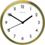 NeXtime laikrodis 2523gw arabiški skaitmenys, Ø44 cm, sieninis, auksinis/baltas