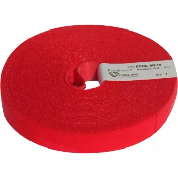 Kabelių žymėjimo juosta Patchsee ECO-Scratch 10 m, raudona, 19 mm plotis