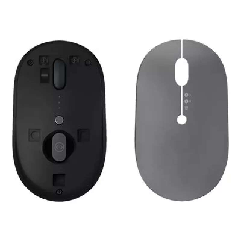 Lenovo Go kelių įrenginių pelė, biuro, ambidekstrinė, RF belaidė + Bluetooth, optinė, 2400 DPI