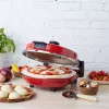 Picos gamintojas Petra PT5666VDE Bella Pizza 1200W nelipni danga, stalviršinė picos krosnelė