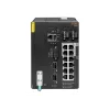 HPE Aruba 4100i – valdomas pramoninis komutatorius, 8x PoE Class 4 + 4x PoE Class 6 + 2x SFP+, DIN bėgelis