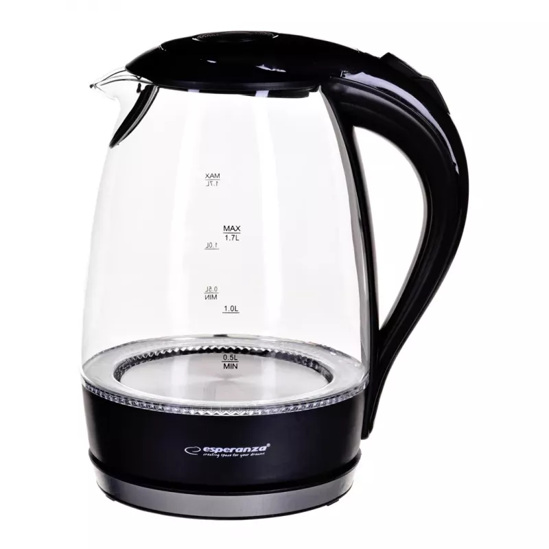 Esperanza Salto Angel EKK011K Elektrinis virdulys 2200W 1.7l Juodas