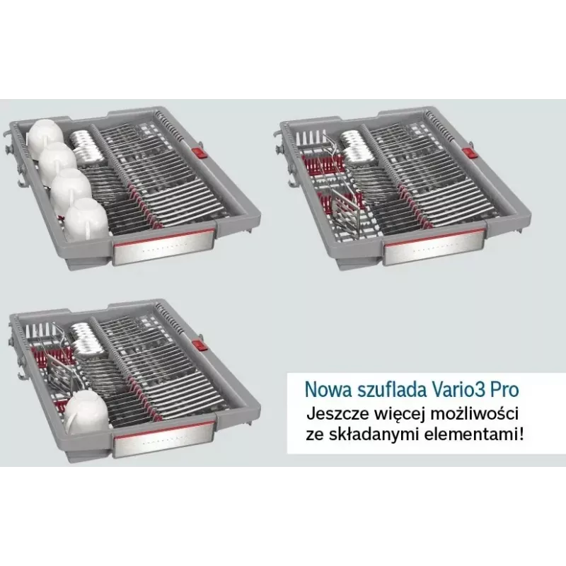 Bosch Serie 6 SPV6ZMX17E indaplovė Pilnai įmontuojama 10 komplektų