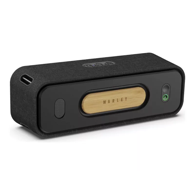 Marley Get Together 2 Speaker Bluetooth juodas nešiojamas belaidis garsiakalbis