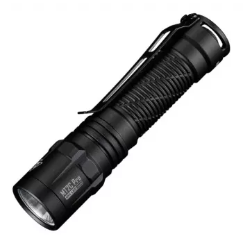 Rankinis žibintuvėlis Nitecore MT2C Pro, kompaktiškas aliuminis LED, įkraunamas per USB, 50 lm min., atsparus vandeniui 2 m, atsparus smūgiams, 117,5 mm, 64 g, juodas