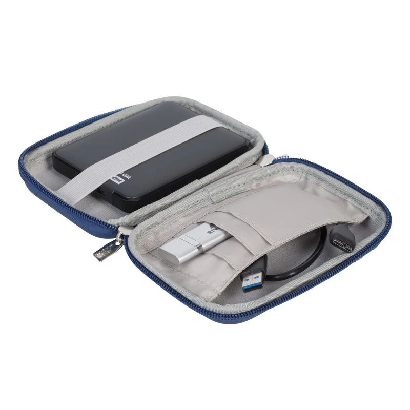 Dėklas Rivacase 9101 (PU) HDD Dėklas šviesiai mėlynas
