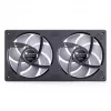 Ventiliatorius Jonsbo ZB-240 240mm ARGB PWM juodas su Infinity Mirror dizainu