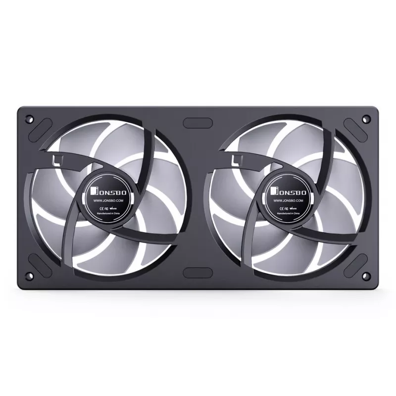 Ventiliatorius Jonsbo ZB-240 240mm ARGB PWM juodas su Infinity Mirror dizainu