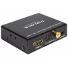 HDMI garso išskyriklis stereofoninis / 5.1 kanalų 4K, adapteris juodas