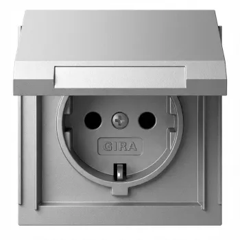 GIRA 445465 SCHUKO kištukinis lizdas TX_44 F Alu (445465)