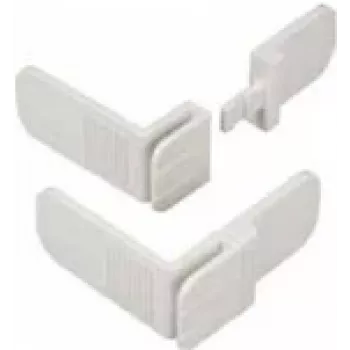 Vaikiška spintelės spyna Olympia BS 820, balta, 2 vnt., 86×80×38 mm