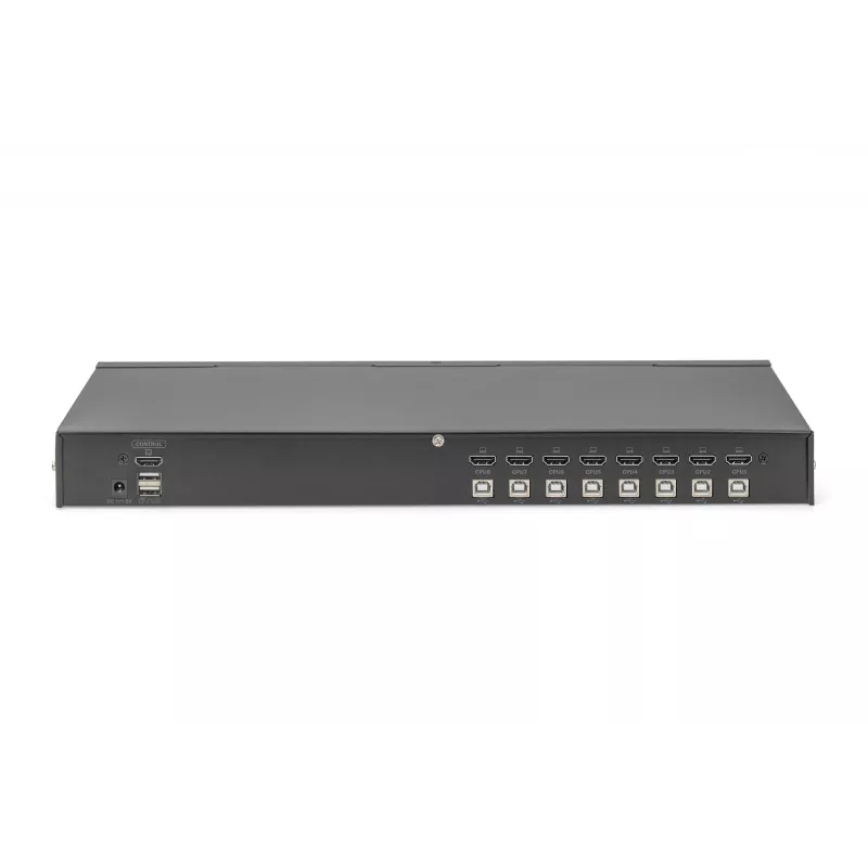 Digitus 8 prievadų HDMI KVM jungiklis USB 4K Ultra HD
