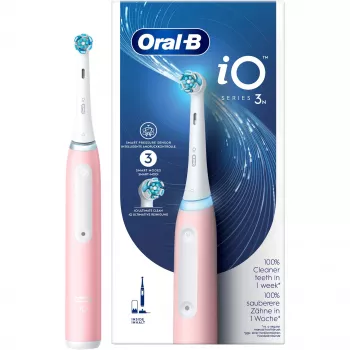 Elektrinis dantų šepetėlis Oral-B iO3N įkraunamas rožinis