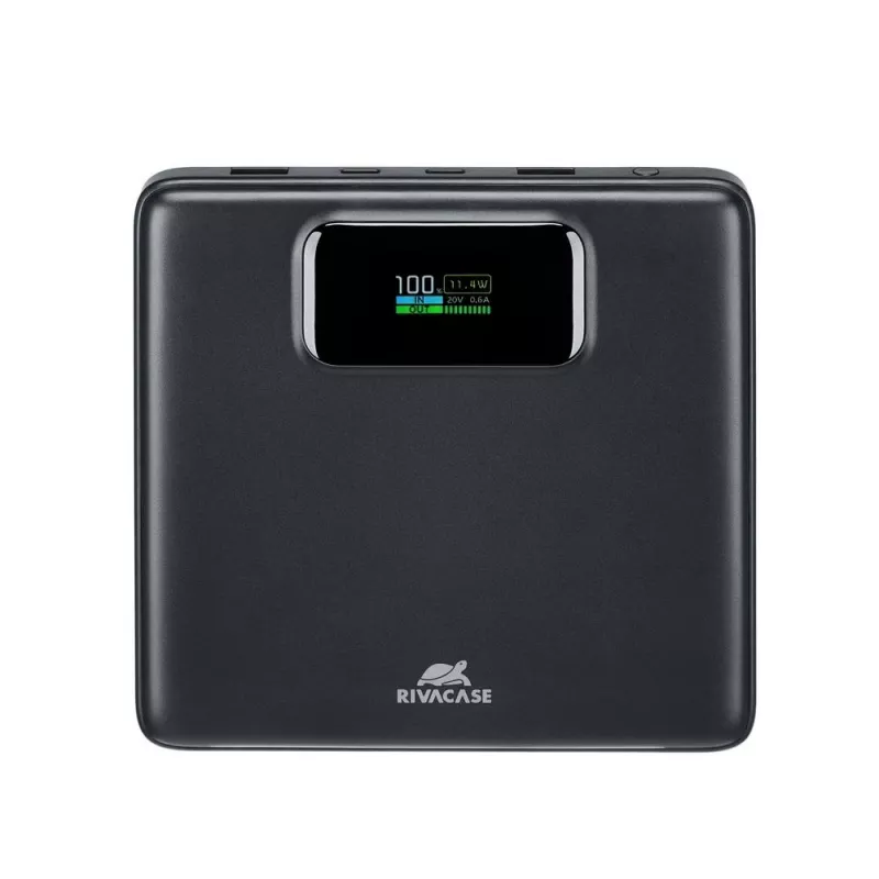 Power bank Rivacase VA1090 – 20000 mAh, 77 Wh, bendra išėjimo galia 100 W, 440 g