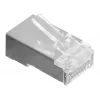 LANBERG RJ-45 kištukas PLS-5000EZ, Cat5e, F/UTP (FTP), pilkas, 100 vnt.