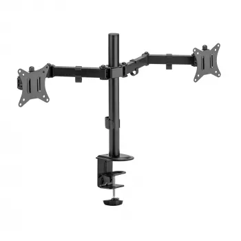 Sieninis monitoriaus laikiklis SBOX LCD-352/2-2, dvi rankos, 13–32 colių, 2×8 kg, VESA 100×100