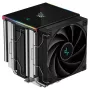 Oro aušintuvas procesoriui DeepCool AK620 Digital SE, dviejų bokštų, 6x Ø6 mm šilumos vamzdeliai, 2x 120 mm PWM ventiliatoriai, RGB, aukštis 161 mm