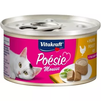 Šlapias kačių ėdalas Vitakraft Poésie Mousse vištiena 85 g, suaugusioms katėms