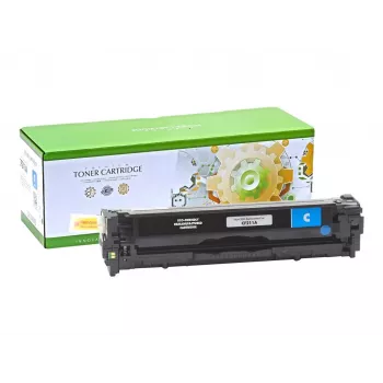 STATIC Tonerio kasetė, suderinama su HP CB541A/CF211A, žydra, perdirbta, 1400 puslapių