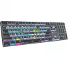Logickeyboard LKB-RESB-TM-UK belaidė klaviatūra Bluetooth QWERTY pilko titano spalvos, optimizuota DaVinci Resolve