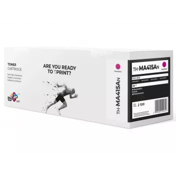 Kasetė HP Color LJ Pro W2033A TH-MA415AN 100% nauja rausvai raudona