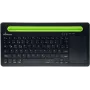 Klaviatūra MediaRange MROS131 Office Bluetooth QWERTZ šveicariška/vokiška juoda žalia