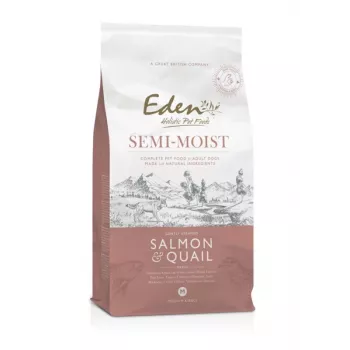 EDEN Semi-Moist Salmon & Quail - pusiau drėgnas šunų ėdalas - 10 kg