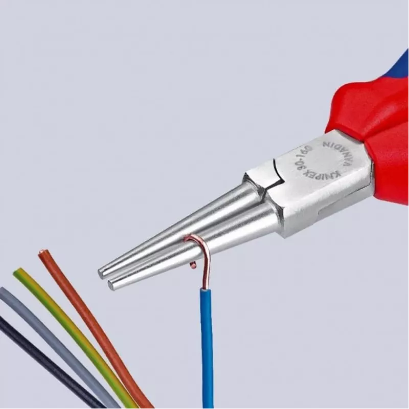 KNIPEX 30 35 160 - Adatinės replės - 2,5 mm - 4,1 cm - Plienas - Mėlyna/raudona - 16 cm
